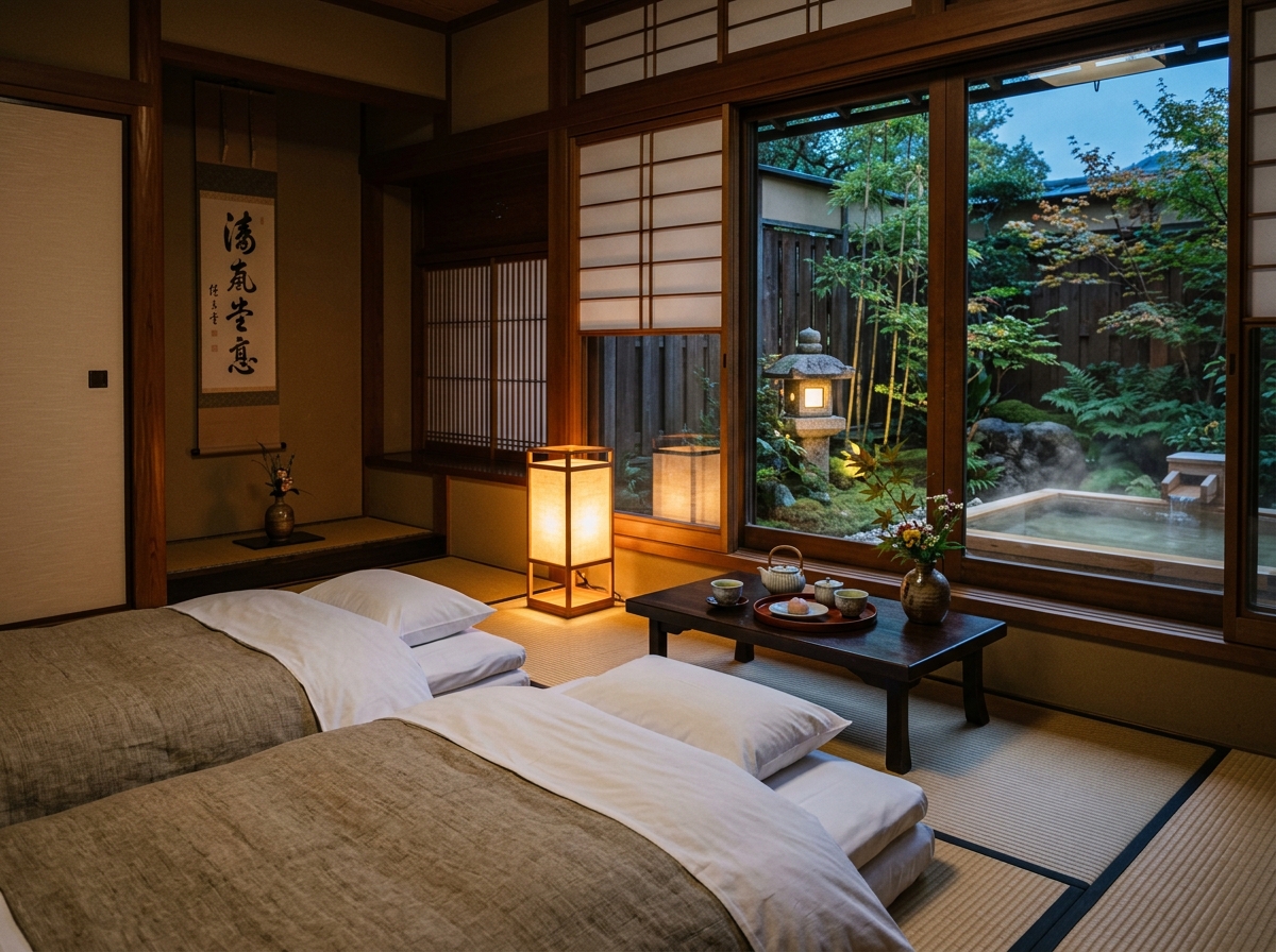 温泉と静かな癒やし