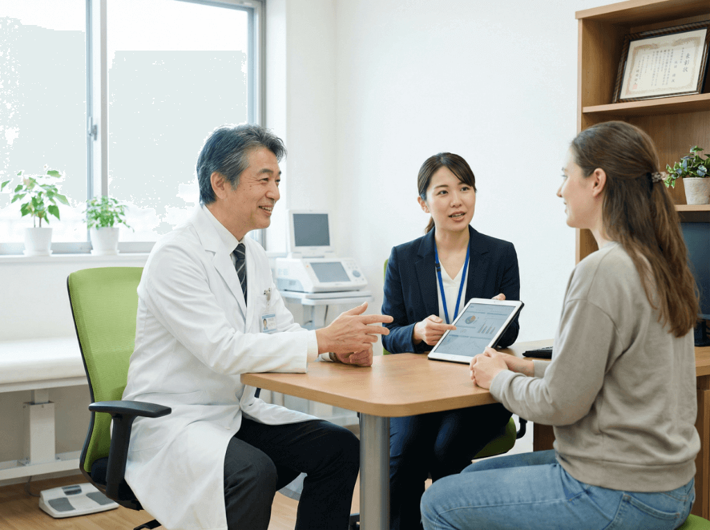 医師面談・通訳サポート